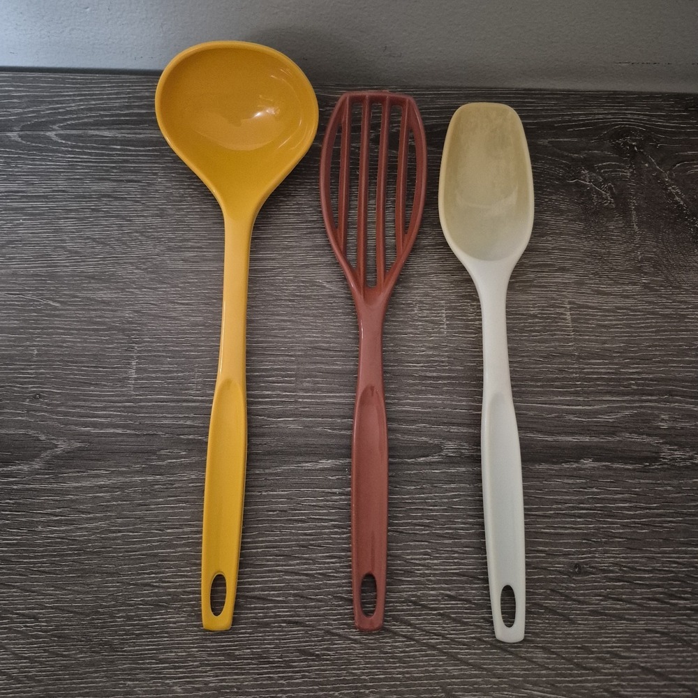 Vintage Foley Kitchen Utensils - Spoon, Slotted Spatula, Ladle
